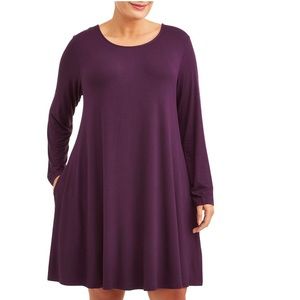 Long Sleeve Swing Dress
